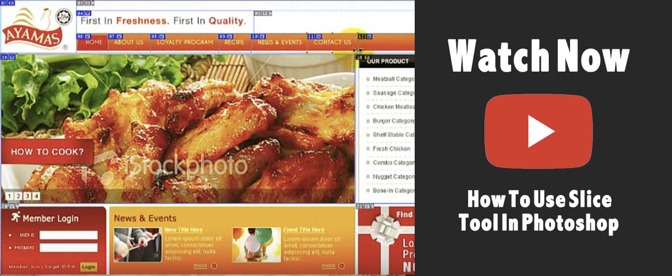 How To Use Slice Tool In Photoshop